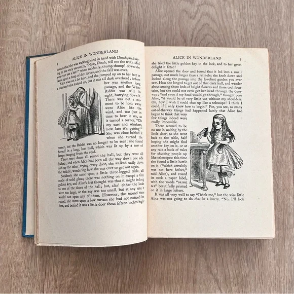 RARE 1944 Vintage Children Book The Lewis Carroll Book Illustrated 6 Stories